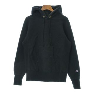 チャンピオン(Champion)のCHAMPION チャンピオン パーカー S 黒 【古着】【中古】(パーカー)