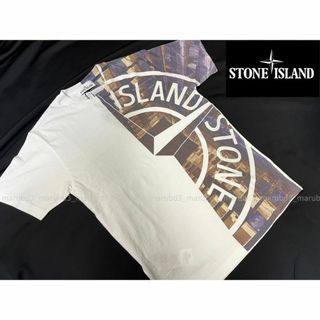 Stone Island　ストーンアイランド プリントTシャツ(S)