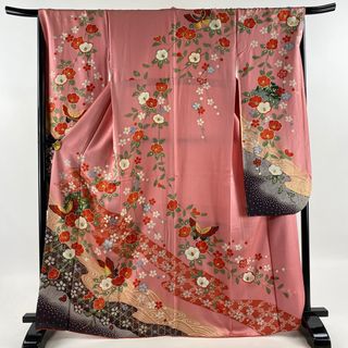 振袖 身丈166cm 裄丈67cm 正絹 優品 【中古】(着物)