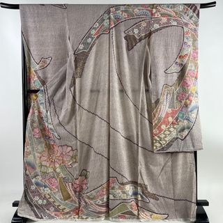 振袖 身丈170cm 裄丈68.5cm 正絹 逸品 【中古】(着物)