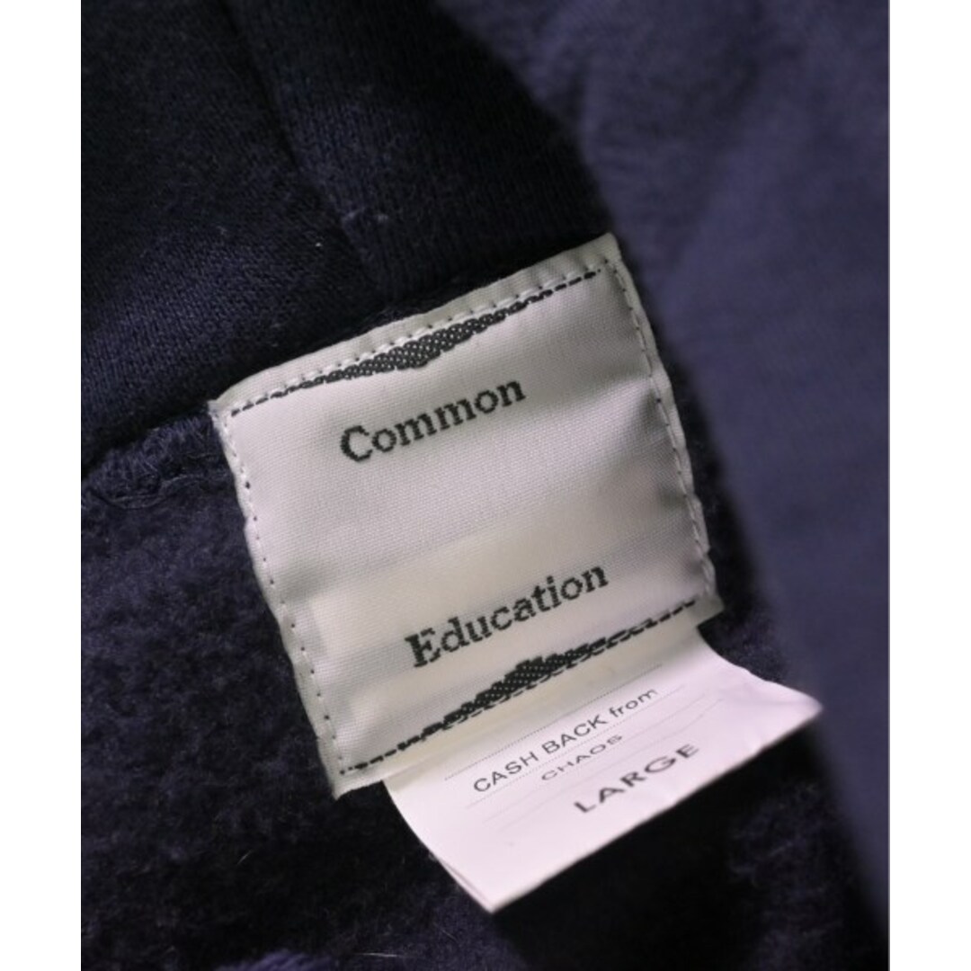 COMMON EDUCATION コモンエデュケーション パーカー L 紺 【古着】【中古】 メンズのトップス(パーカー)の商品写真