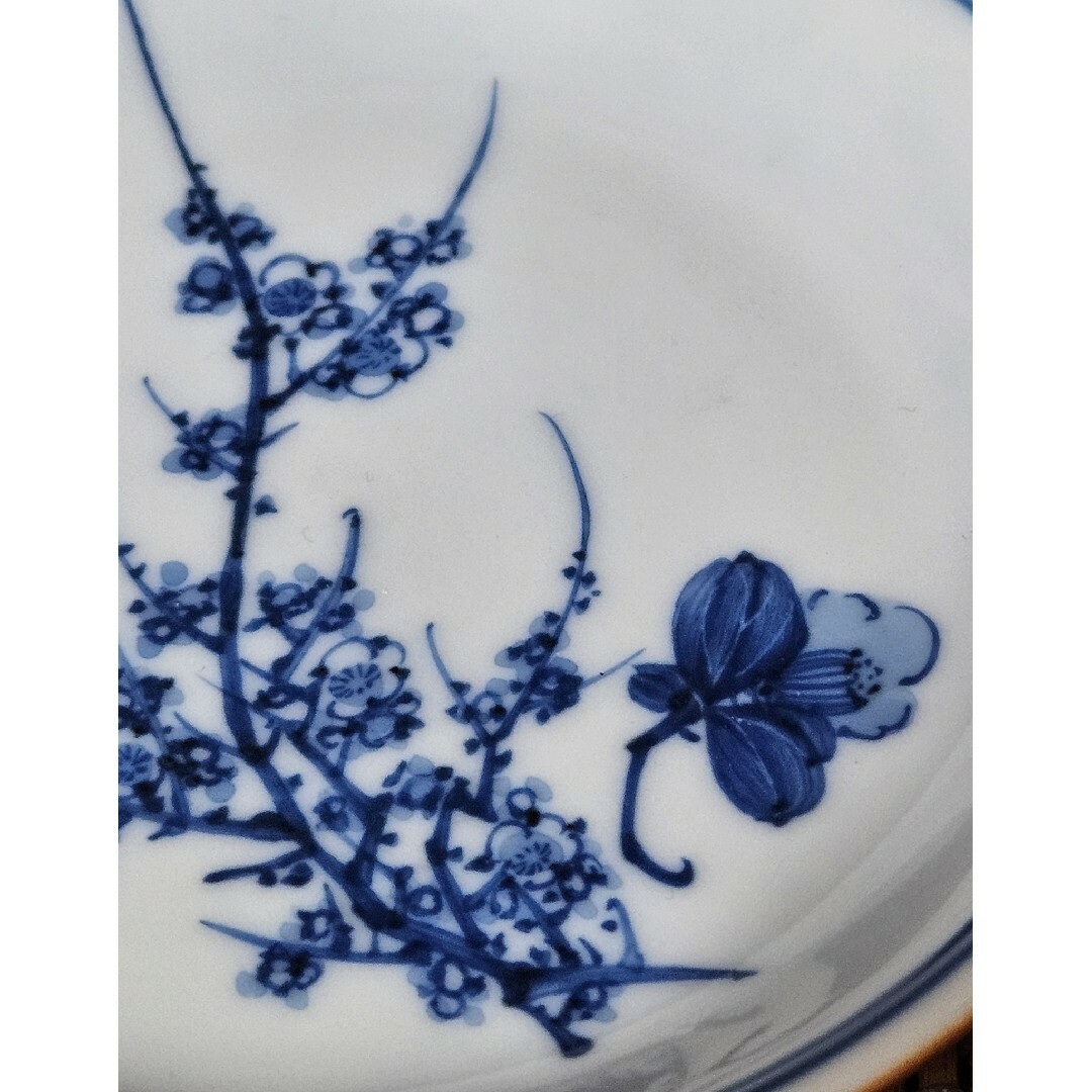 有田焼 - 明治時代 古伊万里 染付 さくら 桜 サクラの図 13.1cm 有田焼 - 明治時代 古伊万里 染付 さくら 桜 サクラの図 13.1cm