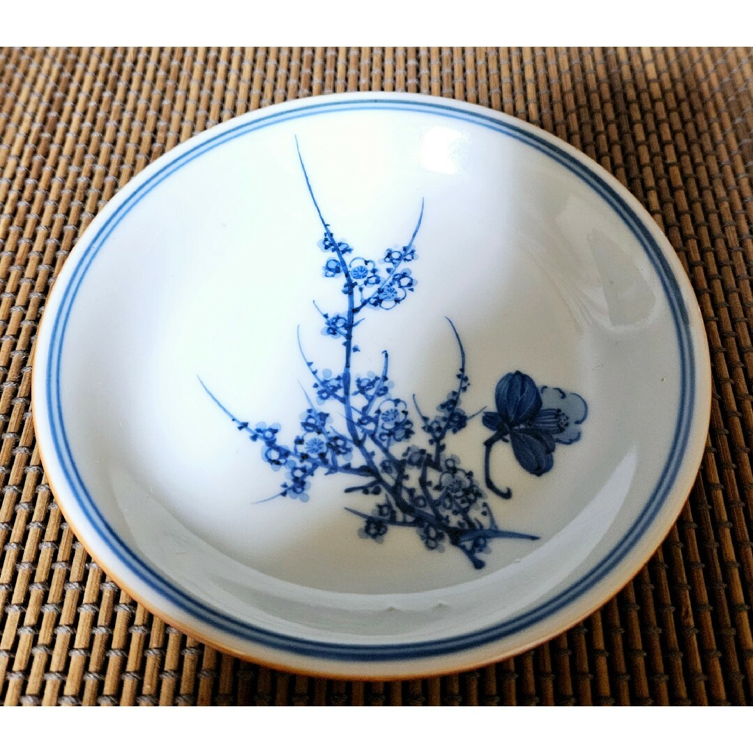 有田焼 - 明治時代 古伊万里 染付 さくら 桜 サクラの図 13.1cm 有田焼 - 明治時代 古伊万里 染付 さくら 桜 サクラの図 13.1cm