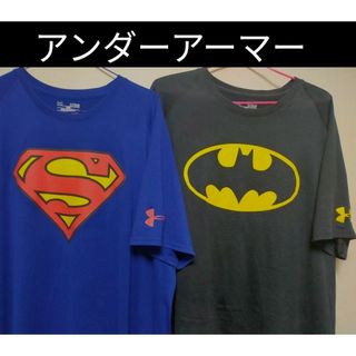 アンダーアーマー(UNDER ARMOUR)の◆　アンダーアーマー　UNDER ARMOUR　◆　バットマン　スーパーマン　◆(Tシャツ/カットソー(半袖/袖なし))