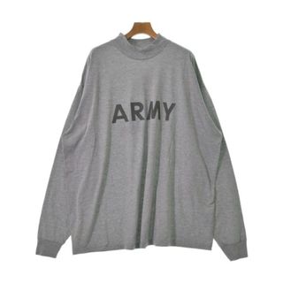 ミリタリー(MILITARY)のMILITARY ミリタリー Tシャツ・カットソー F グレー 【古着】【中古】(Tシャツ/カットソー(半袖/袖なし))