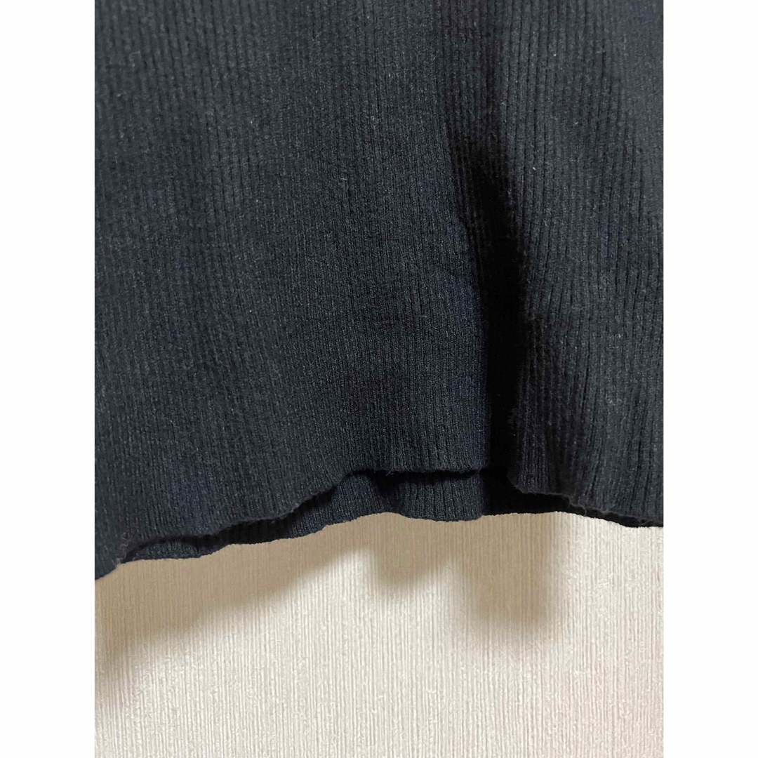 村岡美里×y/m プチハイネックトップス  ブラック レディースのトップス(ニット/セーター)の商品写真