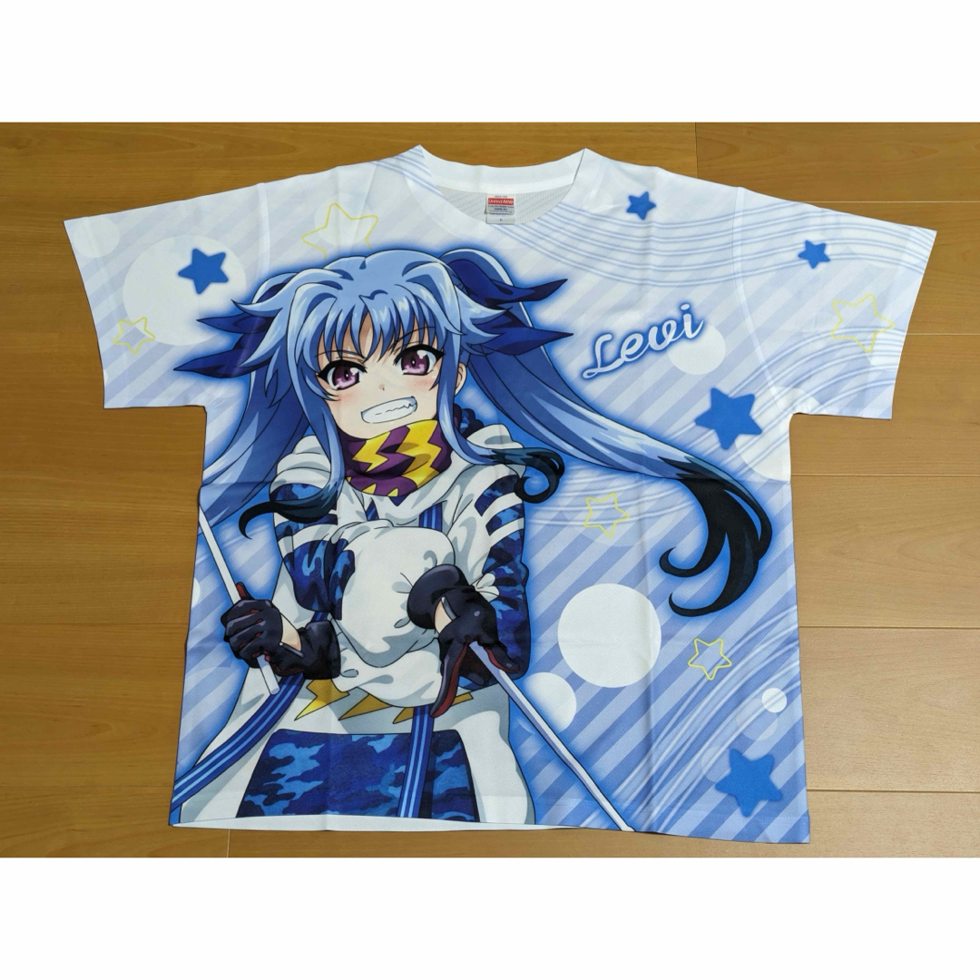 リリカルなのは Detonation レヴィ フルグラフィックTシャツ Lサイズ メンズのトップス(Tシャツ/カットソー(半袖/袖なし))の商品写真