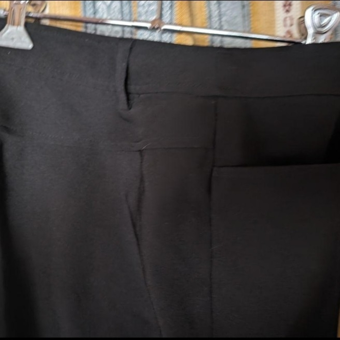 黒パンツ オフィスパンツ レディースのパンツ(その他)の商品写真