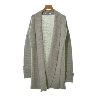 ジルサンダー(Jil Sander)のJIL SANDER ジルサンダー カーディガン 34(XXS位) グレー 【古着】【中古】(カーディガン)