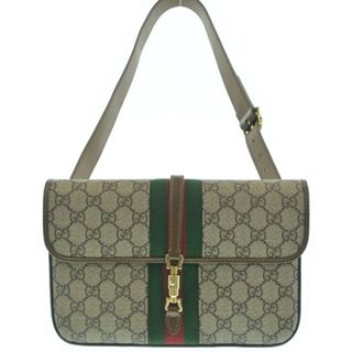 Gucci - GUCCI グッチ ショルダーバッグ - ベージュ系(総柄) 【古着】【中古】