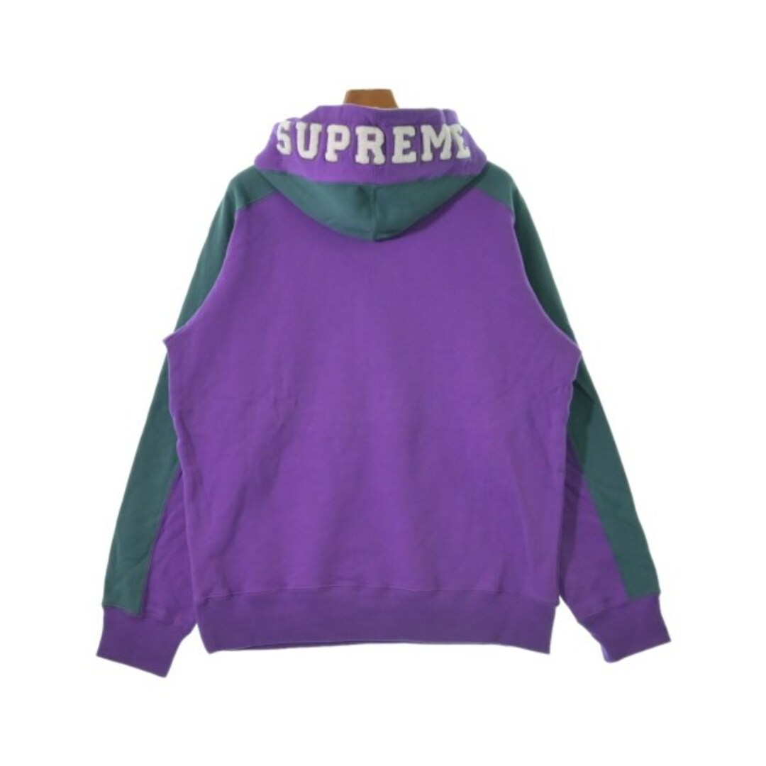 Supreme(シュプリーム)のSupreme シュプリーム パーカー L 紫x緑 【古着】【中古】 メンズのトップス(パーカー)の商品写真