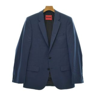 ヒューゴボス(HUGO BOSS)のHUGO BOSS ヒューゴボス テーラードジャケット 46(M位) 紺 【古着】【中古】(テーラードジャケット)