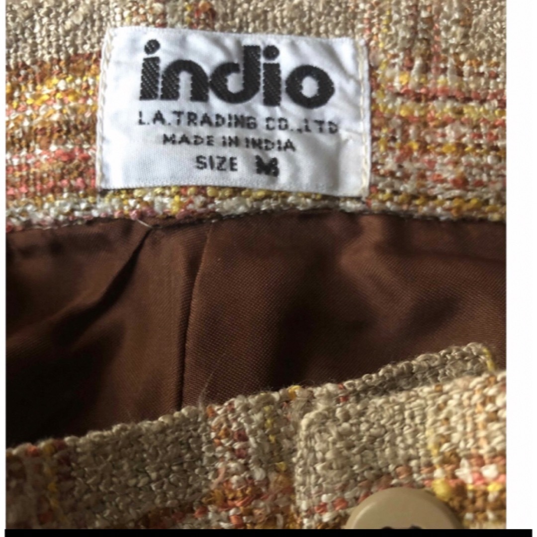 indio(インディオ)の⚫︎ レトロ　indio  チェック柄キュロット レディースのパンツ(キュロット)の商品写真