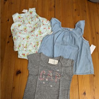 ベビーギャップ(babyGAP)の新品　babygap 3点セット90(Tシャツ/カットソー)