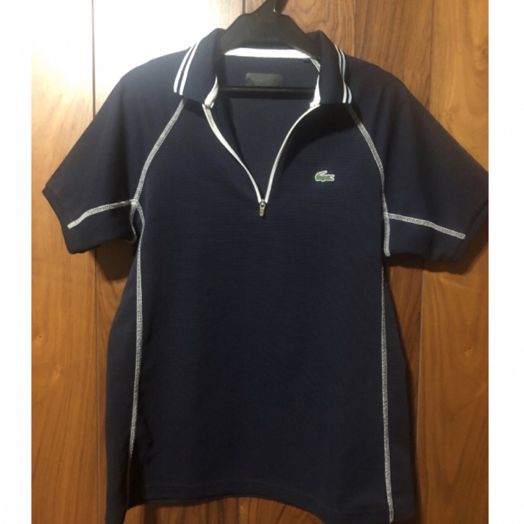 LACOSTE(ラコステ)の⚫︎ ラコステスポーツ　襟付き半袖　ファスナー レディースのトップス(Tシャツ(半袖/袖なし))の商品写真