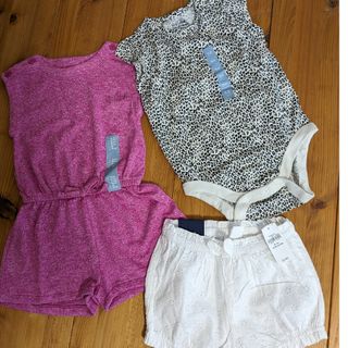 ベビーギャップ(babyGAP)の新品　babygap 3点セット90(パンツ/スパッツ)