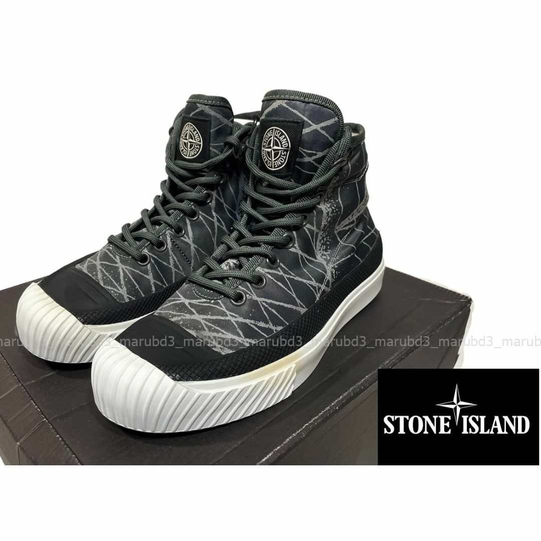 STONE ISLAND(ストーンアイランド)のStone Island　ストーンアイランド Mid top スニーカー メンズの靴/シューズ(スニーカー)の商品写真