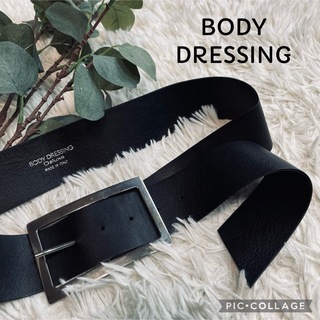 BODY DRESSING Deluxe - BODY DRESSING ボディドレッシング　ビッグバックルベルト　イタリア製