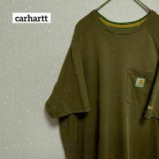 carhartt - carhartt カーハート Tシャツ 半袖 シンプル ワンポイント ロゴ L