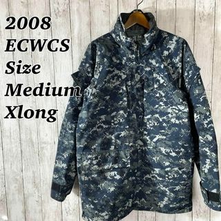 ミリタリー(MILITARY)のECWCS　LV6　デジカモ迷彩　ゴアテックス　米軍実物本物　青紺　メンズ　古着(ミリタリージャケット)