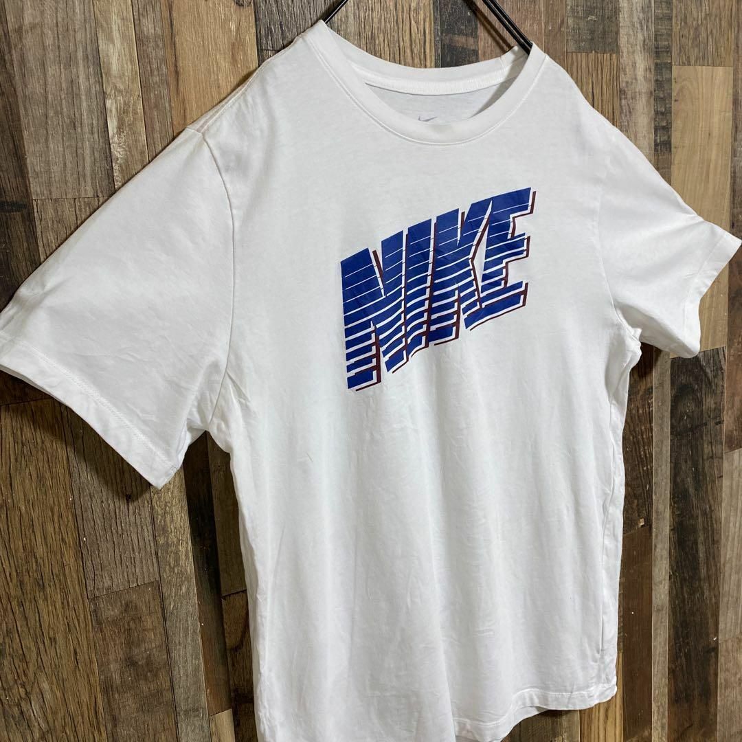 NIKE(ナイキ)のNIKE メンズ 半袖 Tシャツ 白 ロゴ シンプル スポーツ USA古着 90 メンズのトップス(Tシャツ/カットソー(半袖/袖なし))の商品写真