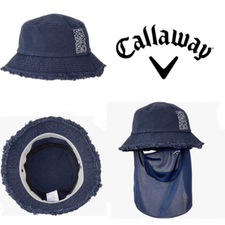 Callaway Golf - 新品■6,930円【キャロウェイゴルフ】レディース　ハット　マスク付　帽子