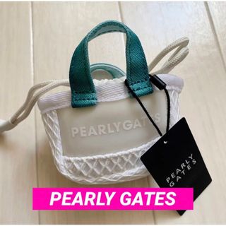 PEARLY GATES - 新品■10,780円【パーリーゲイツ】ポーチ　ボール入れ　バッグ