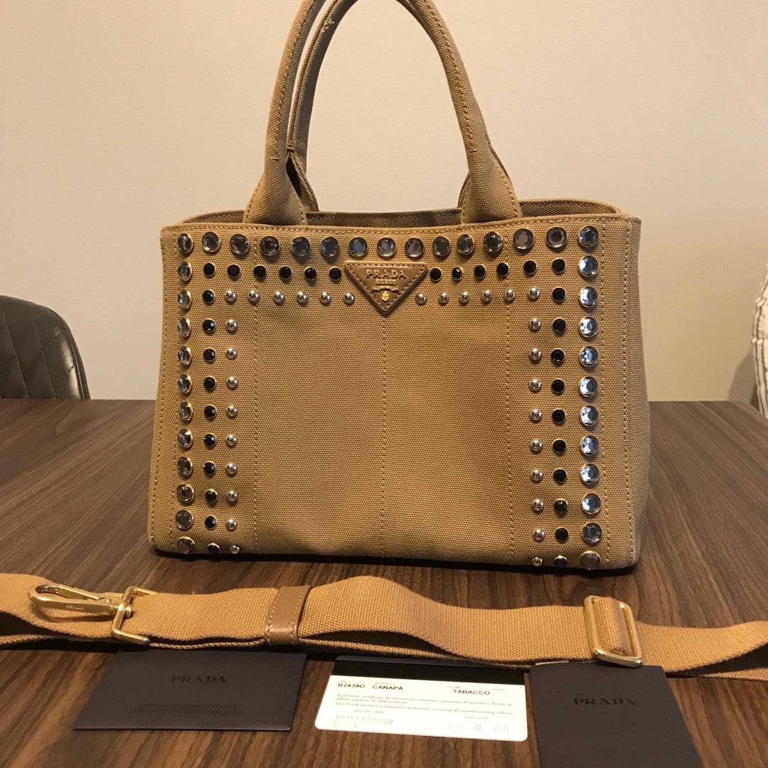 PRADA カナパ ビジュー S PRADA カナパ ビジュー S