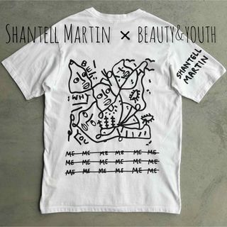 ビューティアンドユースユナイテッドアローズ(BEAUTY&YOUTH UNITED ARROWS)の激レア 美品 Shantell Martin BEAUTY&YOUTH アートT(Tシャツ/カットソー(半袖/袖なし))