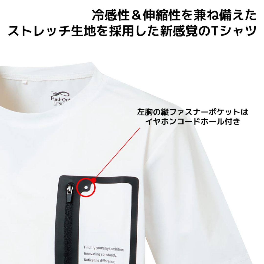 WORKMAN(ワークマン)のワークマン長袖ロンTシャツ冷感MメンズトップスレディースしまむらGUユニクロザラ レディースのトップス(Tシャツ(長袖/七分))の商品写真