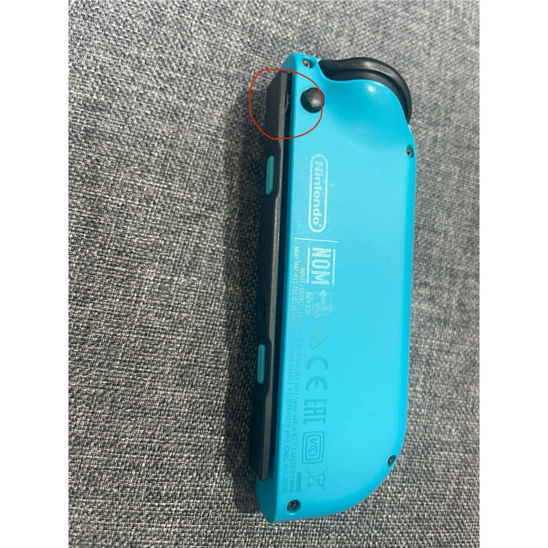 Nintendo Switch(ニンテンドースイッチ)の【ジャンク品】 switch Joy-con(L)ネオンブルー(R)ネオンレッド エンタメ/ホビーのゲームソフト/ゲーム機本体(家庭用ゲーム機本体)の商品写真