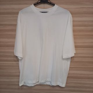 ワークマン(WORKMAN)のWORKMAN　持続冷感-1℃コットン オーバーサイズ5分袖Tシャツ　白色(Tシャツ/カットソー(半袖/袖なし))