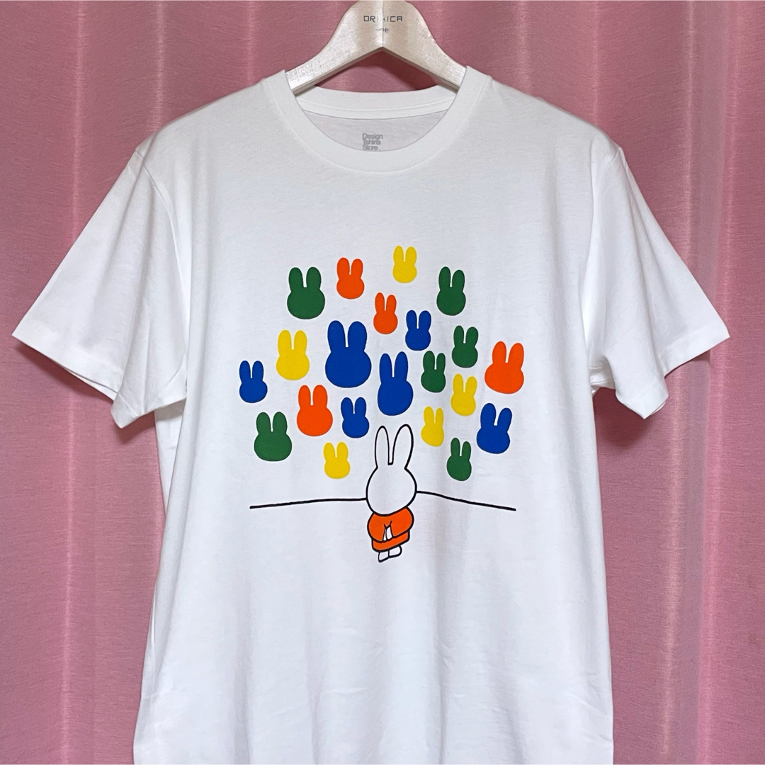 Design Tshirts Store graniph(グラニフ)の未使用　グラニフ　graniph　大きいサイズ　ミッフィー　Tシャツ　Lサイズ レディースのトップス(Tシャツ(半袖/袖なし))の商品写真