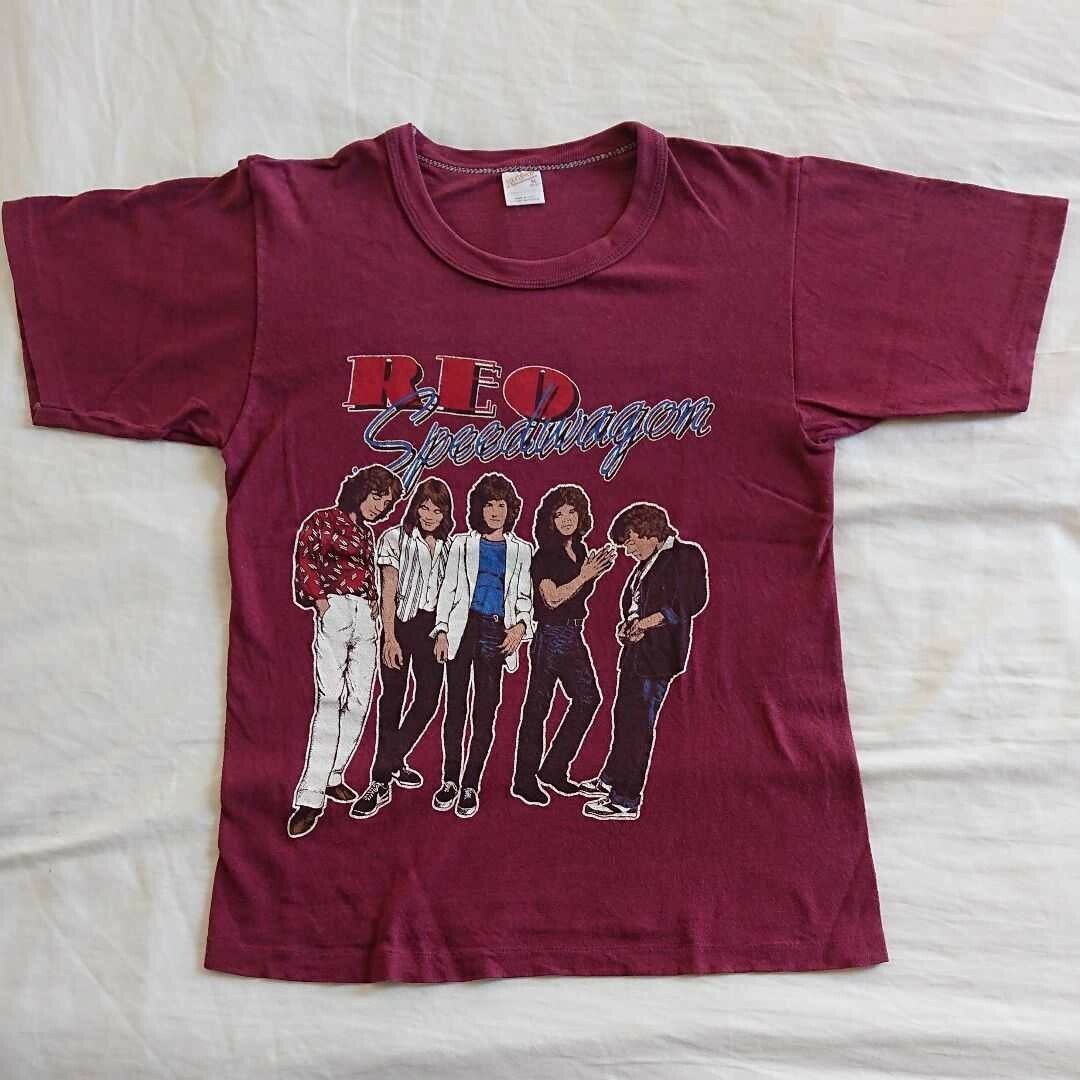 80's REOスピードワゴン 1981年  ヴィンテージ バンドTシャツ メンズのトップス(Tシャツ/カットソー(半袖/袖なし))の商品写真
