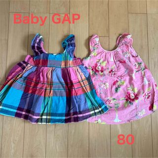 ベビーギャップ(babyGAP)のベビーギャップ　ワンピース　80(ワンピース)