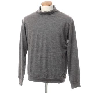 UNITED ARROWS - 【中古】ユナイテッドアローズ UNITED ARROWS ハイゲージウール ハイネックニット グレー【サイズM】【メンズ】