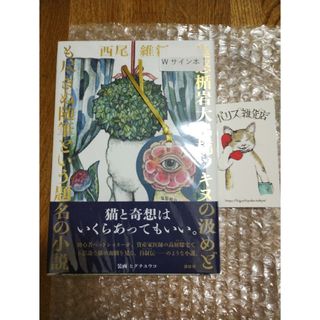 鬼怒楯岩大吊橋ツキヌの汲めども尽きぬ随筆という題名の小説 Wサイン本 西尾維新(文学/小説)