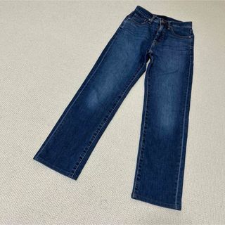 ユニクロ(UNIQLO)のユニクロ　ハイライズ　ジーンズ　デニム　size23（58.5cm）　股下カット(デニム/ジーンズ)