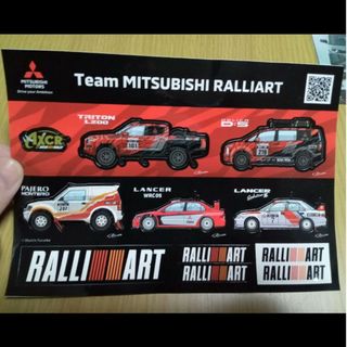 三菱 - Team MITSUBISHI RALLIART ステッカー　シール　１枚