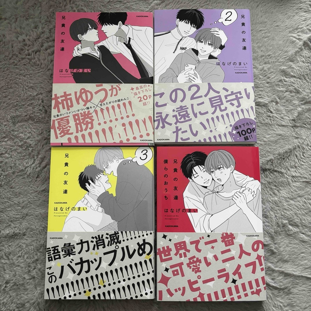 兄貴の友達４冊セット エンタメ/ホビーの漫画(ボーイズラブ(BL))の商品写真