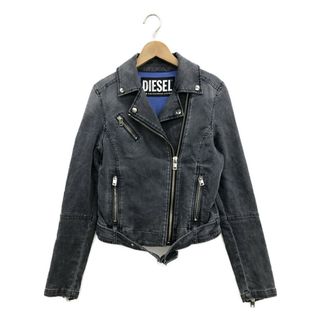 ディーゼル DIESEL デニムダブルライダースジャケット レディース XS