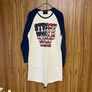 ステューシー(STUSSY)の［値下げ可］stussy ワンピース ヴィンテージ(ひざ丈ワンピース)