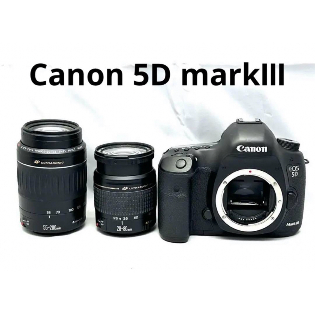 CANON EOS 5D mark3 + ダブルレンズセット♪ スマホ/家電/カメラのカメラ(デジタル一眼)の商品写真