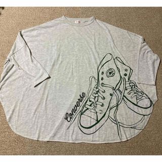 コンバース　ビックTシャツ　L(Tシャツ(長袖/七分))