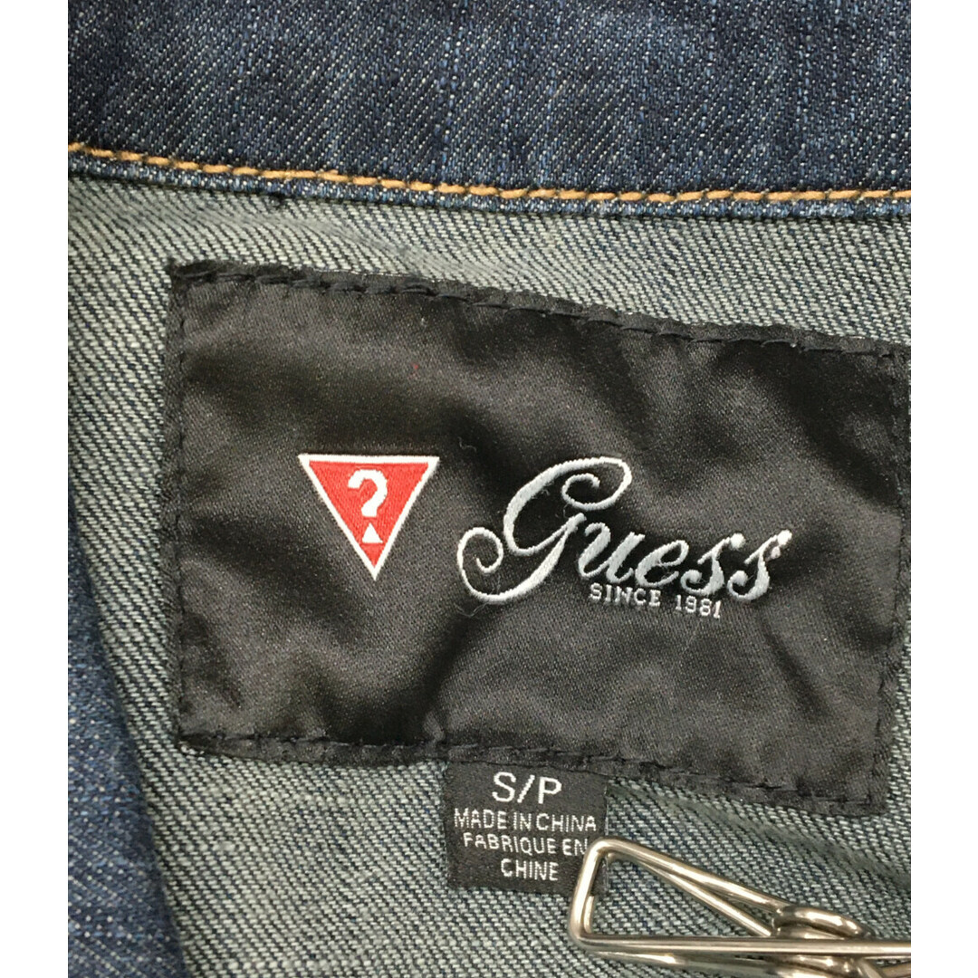 GUESS(ゲス)のゲス デニムジャケット SINCE1981 低身長用 メンズ S/P メンズのジャケット/アウター(Gジャン/デニムジャケット)の商品写真
