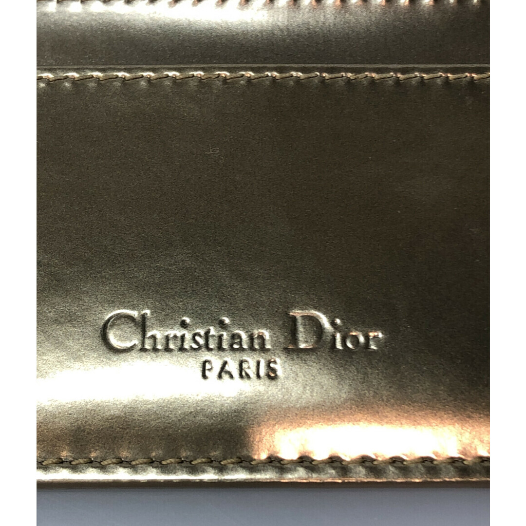 Christian Dior(クリスチャンディオール)のクリスチャンディオール カードケース ロゴチャーム付き レディース レディースのファッション小物(名刺入れ/定期入れ)の商品写真