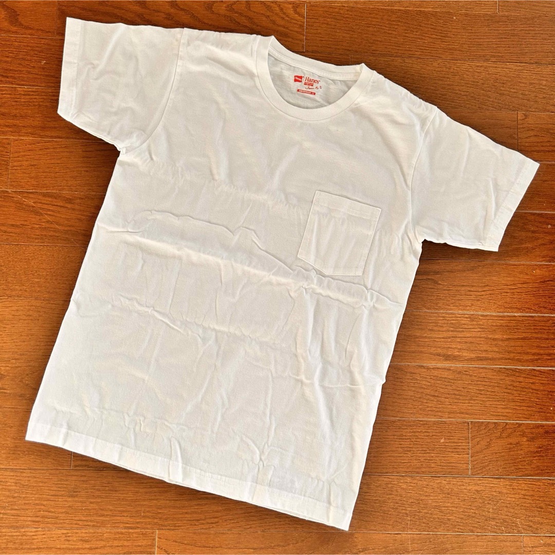 Hanes(ヘインズ)の新品未使用☆ ヘインズ　Hanes 半袖ポケットTシャツ　ジャパンフィット レディースのトップス(Tシャツ(半袖/袖なし))の商品写真