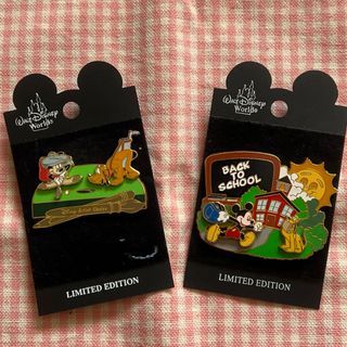 ディズニー(Disney)のWDW LIMITED EDITION ピン２点セット(バッジ/ピンバッジ)