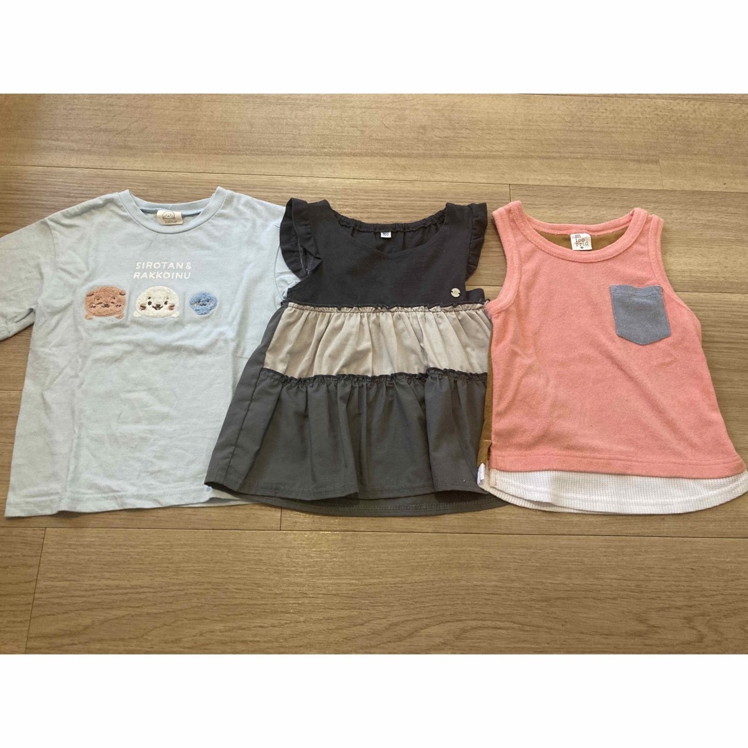 キッズ　女の子　100センチ　まとめ売り キッズ/ベビー/マタニティのキッズ服女の子用(90cm~)(Tシャツ/カットソー)の商品写真