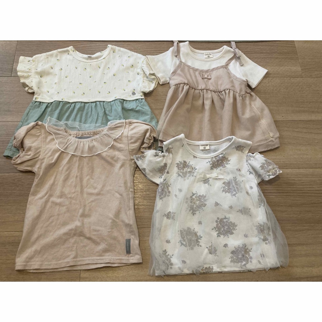 キッズ　女の子　100センチ　まとめ売り キッズ/ベビー/マタニティのキッズ服女の子用(90cm~)(Tシャツ/カットソー)の商品写真